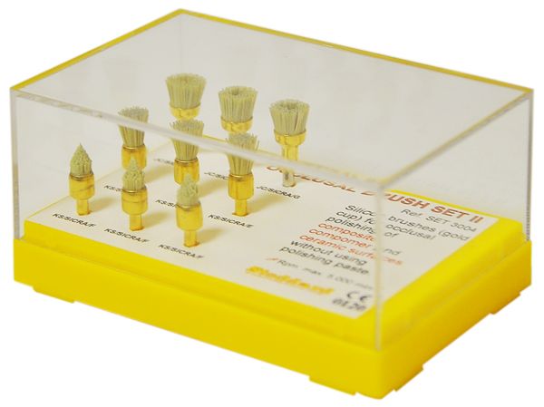 Stoddard Occlusal Brush Set Composite Polishing Gold