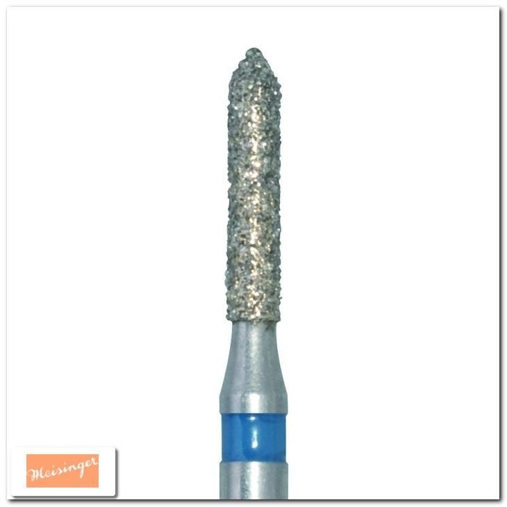 Meisinger 884 Synthetic Diamond Cylinder Bur — Pack of 5