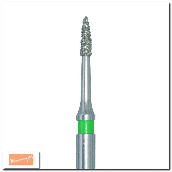 Meisinger 888LG Synthetic Diamond Bur — Pack of 5