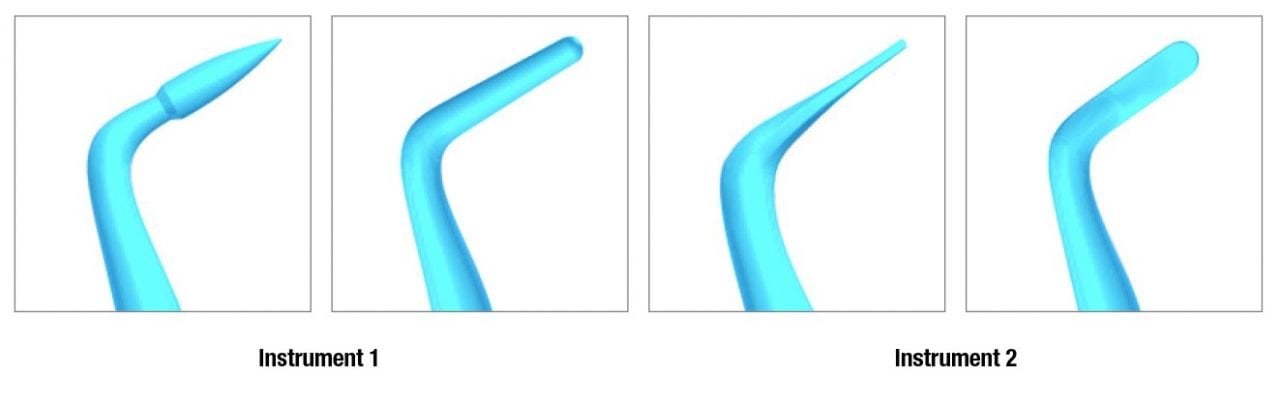 Polydentia Blue Polyshapes Composite Contouring Instrument