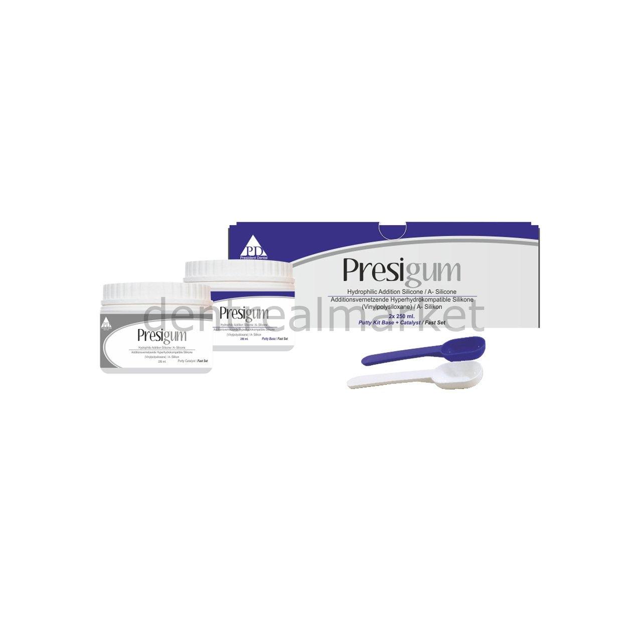 President Presigum Putty A-Silicone First Impression 2×250 ml Fast