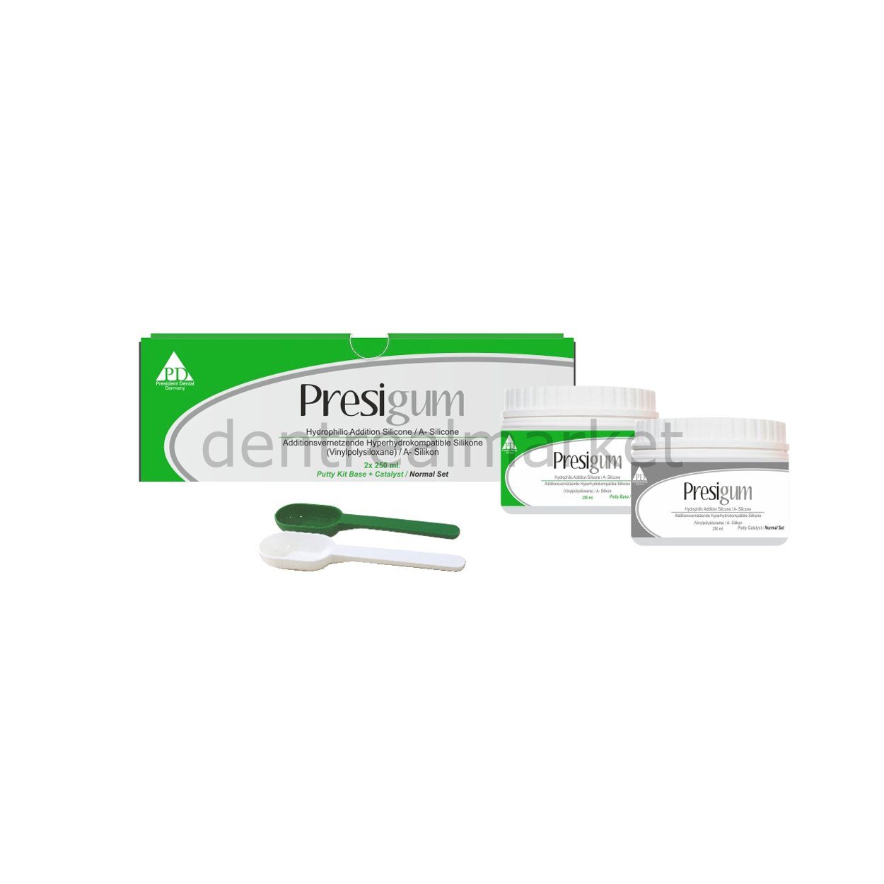 President Presigum Putty A-Silicone First Impression 2×250 ml Normal