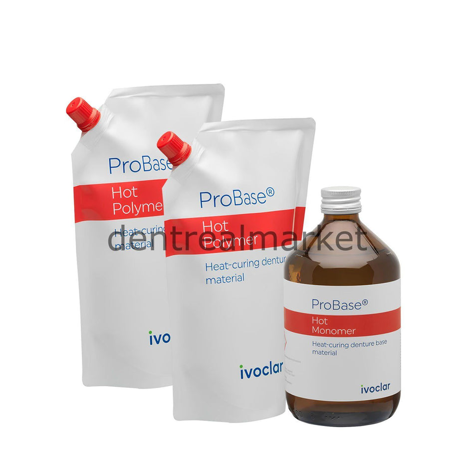 Ivoclar Vivadent ProBase Hot Heat-Curing Acrylic Kit (1 kg + 500 ml) — Pink V Implant