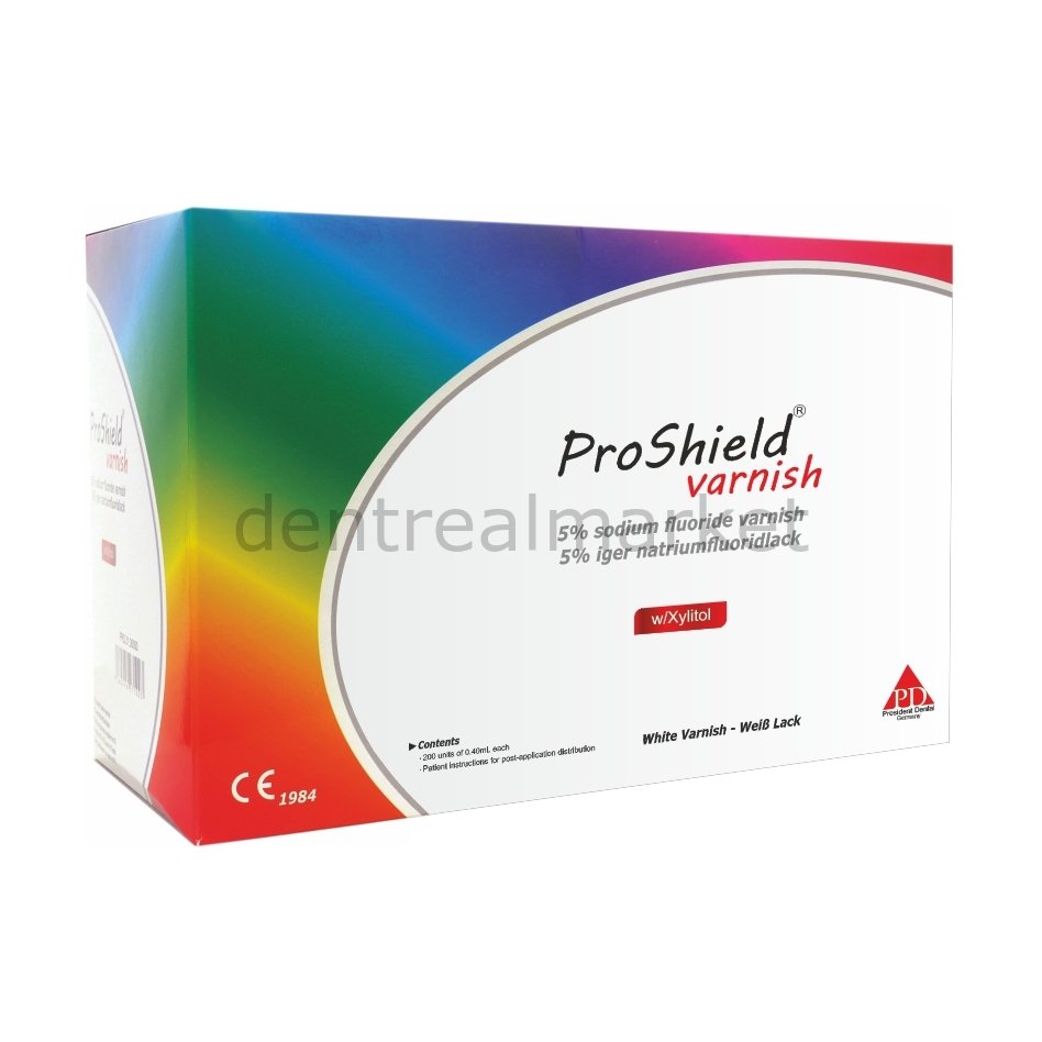 President Proshield Varnish Protective Fluoride Varnish 200-Pack