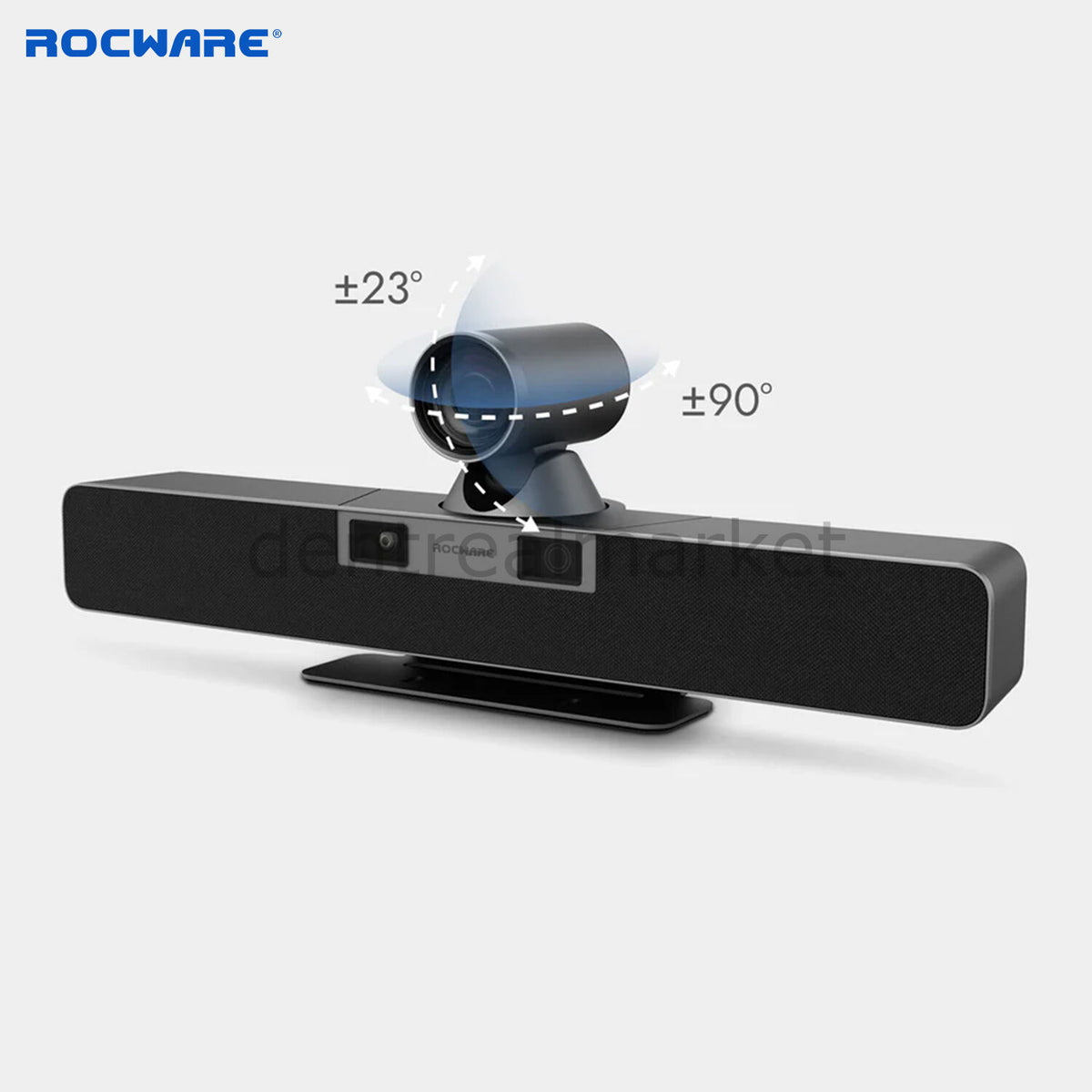 Rocware RB20 4K Dual-Lens PTZ Video Conferencing Bar