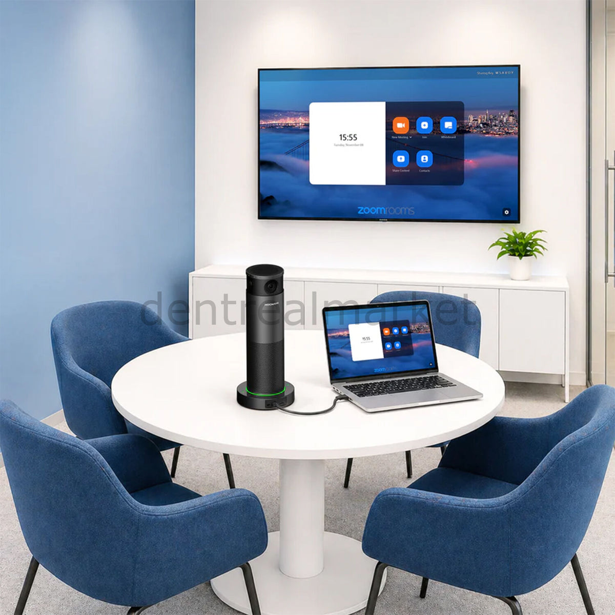 Rocware RC360 4K BYOM 360° Panoramic Video Conferencing Camera