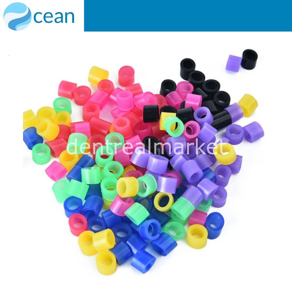Ocean Silicone Color-Coding Rings Assortment - 450 pcs