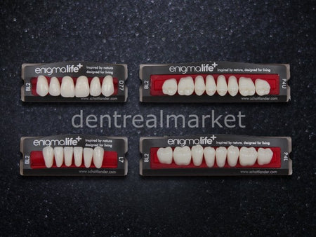 Schottlander Enigmalife+ Nano-Hybrid Composite Denture Teeth — 28-Set