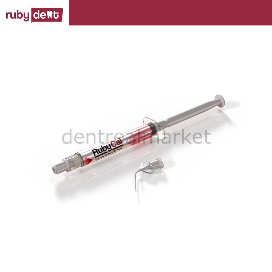 Rubydent RubyCal Calcium Hydroxide Paste with Barium Sulfate 4×2 g