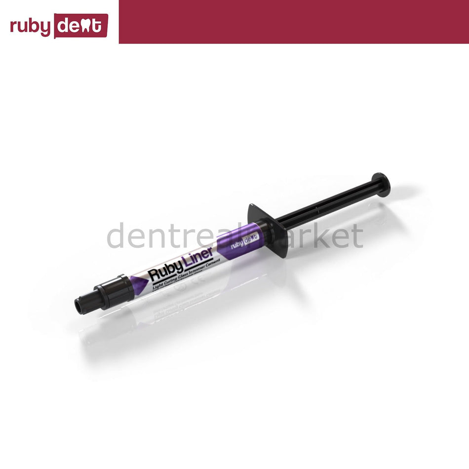 Rubydent RubyLiner Light-Cured Glass Ionomer Liner 4 x 2 g