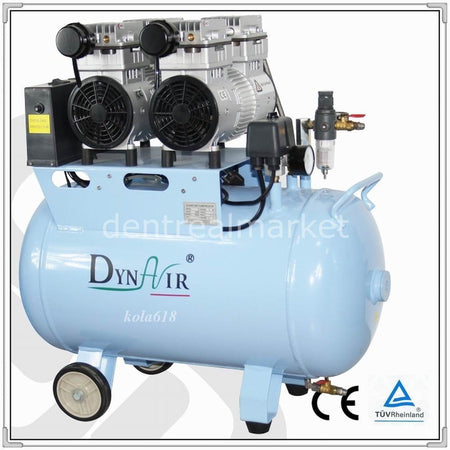 Dynair DA 7002 2-Unit Oil-Free Dental Compressor