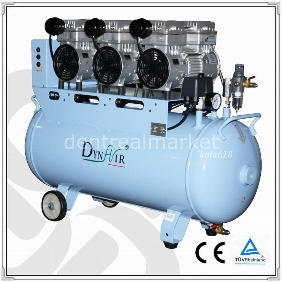 Dynair DA 7003 3-Unit Oil-Free Dental Compressor