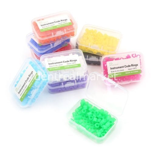 Ocean Silicone Color Coding Rings — Pack of 50