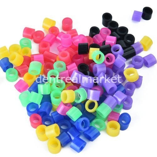 Ocean Silicone Color Coding Rings — Pack of 50