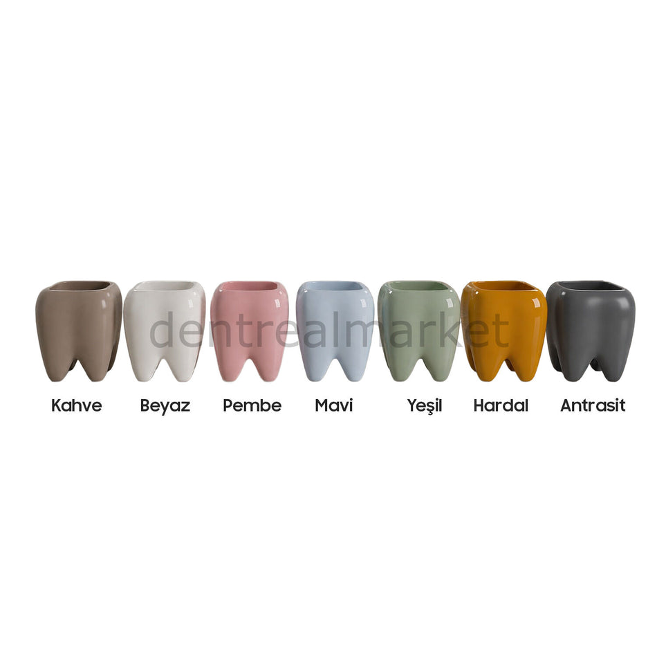 New Dent Tooth-Shaped Planter and Waste Bin