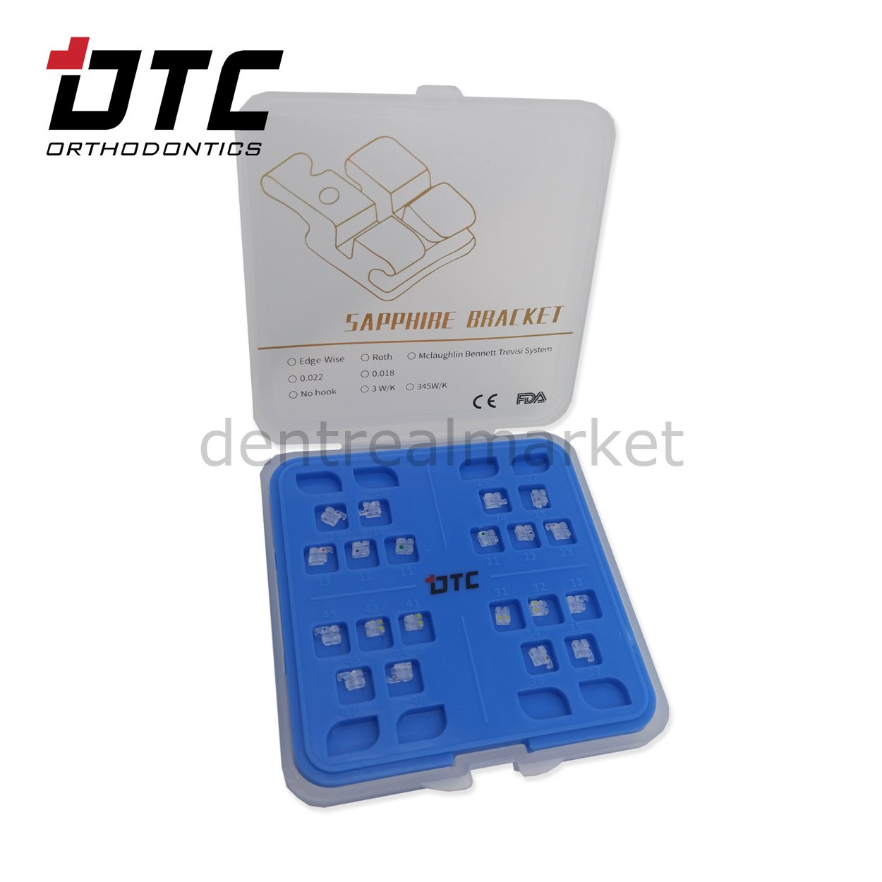 DTC Orthodontics Sapphire Bracket