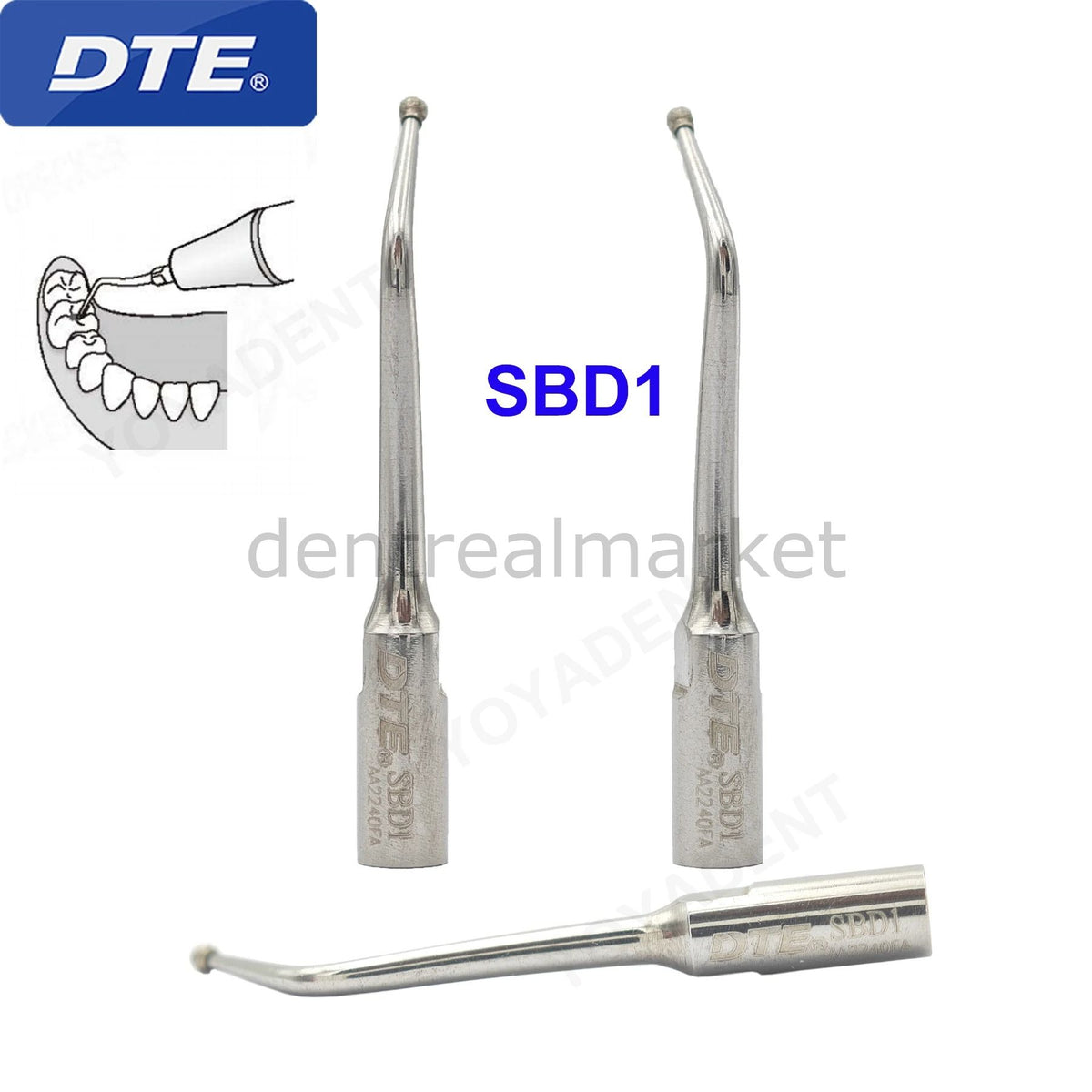 Woodpecker SBD1 Electric Scaler Tip - DTE, NSK, Satelec Compatible