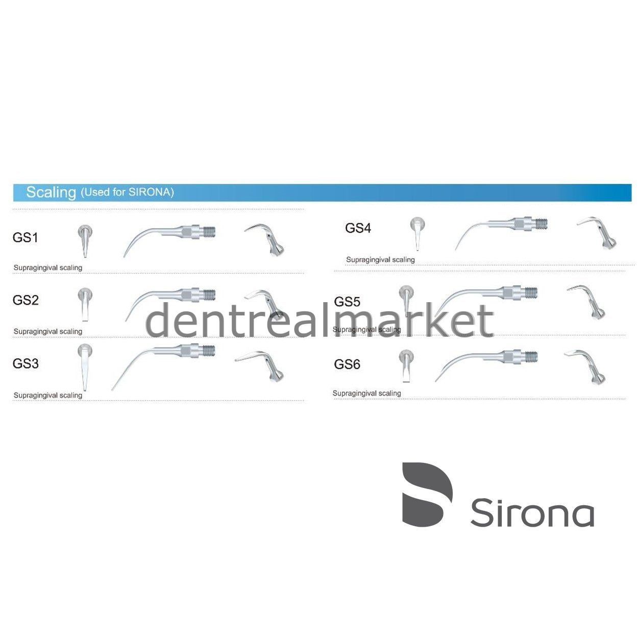 Woodpecker Scaler Tip GS3 Sirona Compatible