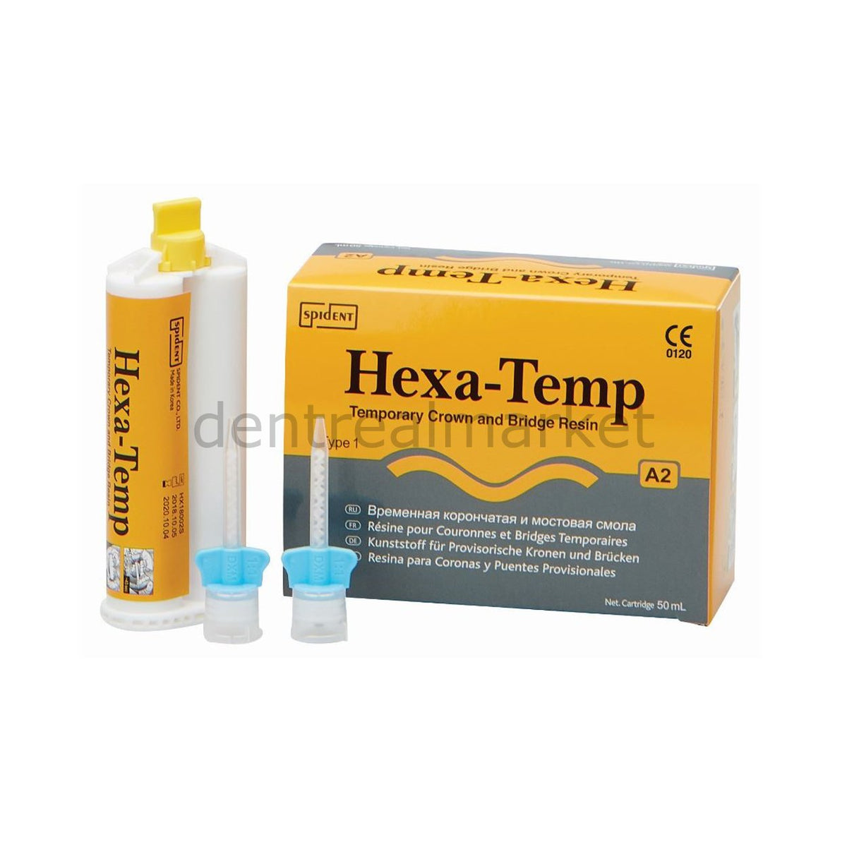 Spident Hexa Temp Temporary Crown Bridge Material A3