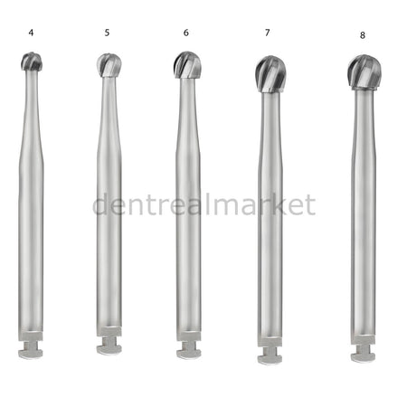 SS White Tungsten Carbide Burs 10-Pack