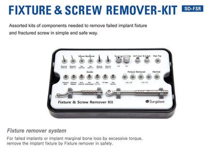 Surgident Fixture and Screw Implant Removal Set