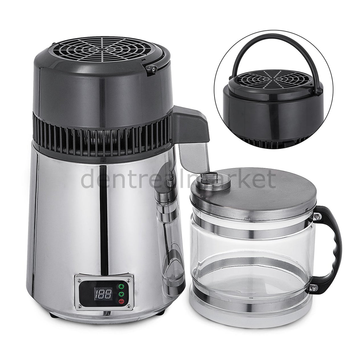 Water Distiller Machine with Thermostat & MI TDS Meter