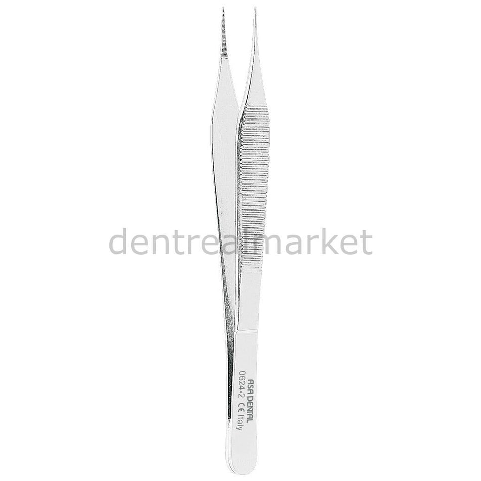 Asa Dental Micro Adson Straight Tissue Forceps 15 cm