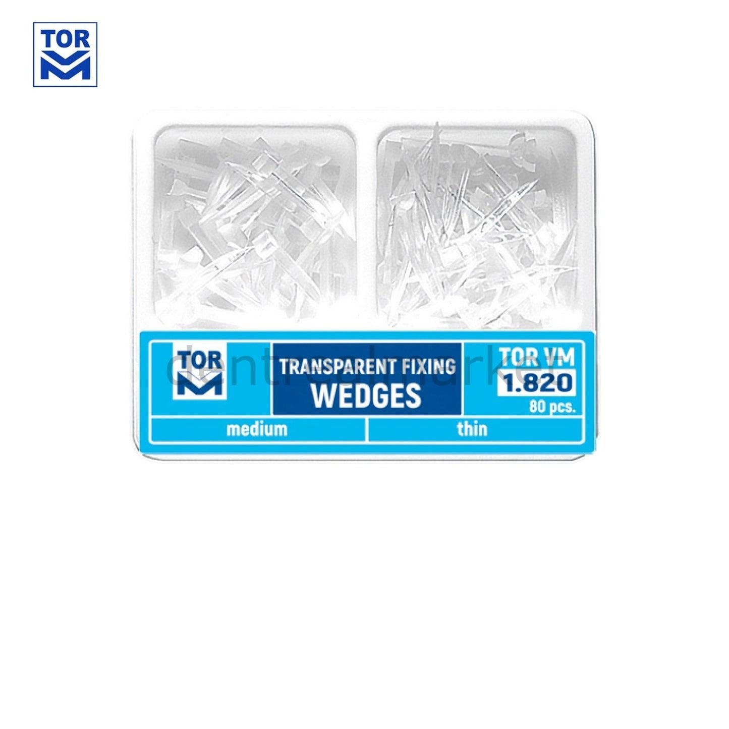 Tor Vm Anatomical Transparent Wedge Pack of 80 No.1.820