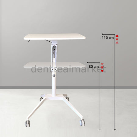 DRM Dental Mobile Height-Adjustable Trolley Cart