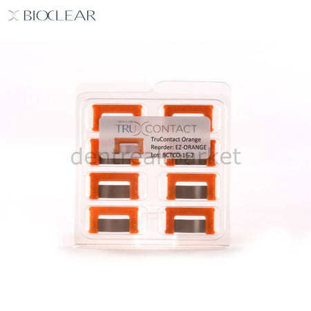 Bioclear TruContact Single-Sided Abrasive Strip - Orange - Pack of 8