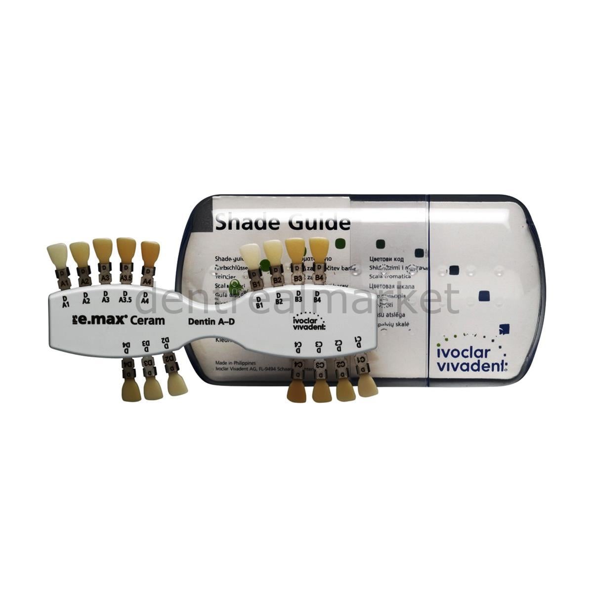 Ivoclar Vivadent IPS e.max Ceram Dentin Shade Guide A-D