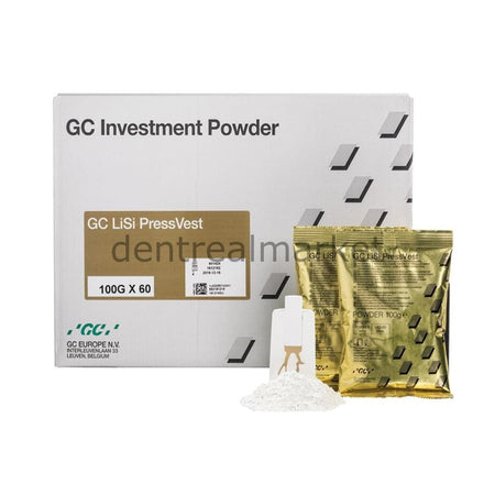 GC Dental LiSi PressVest Investment Powder 60x100 g + Liquid 900 ml