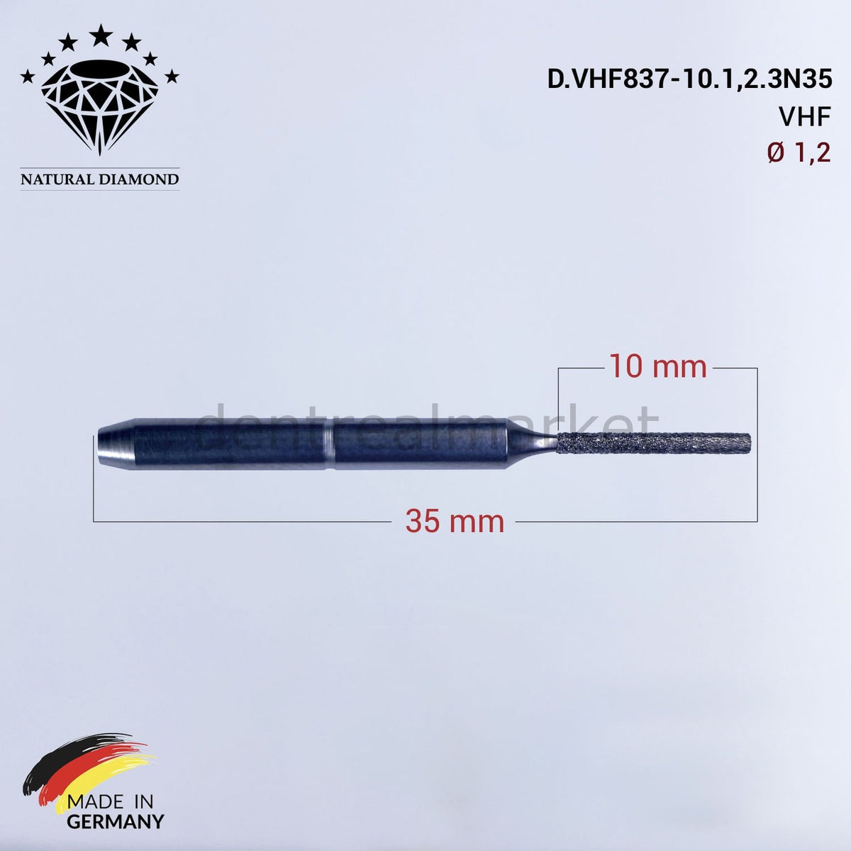 Frank Dental VHF Diamond CAD/CAM Drill 1.20 mm