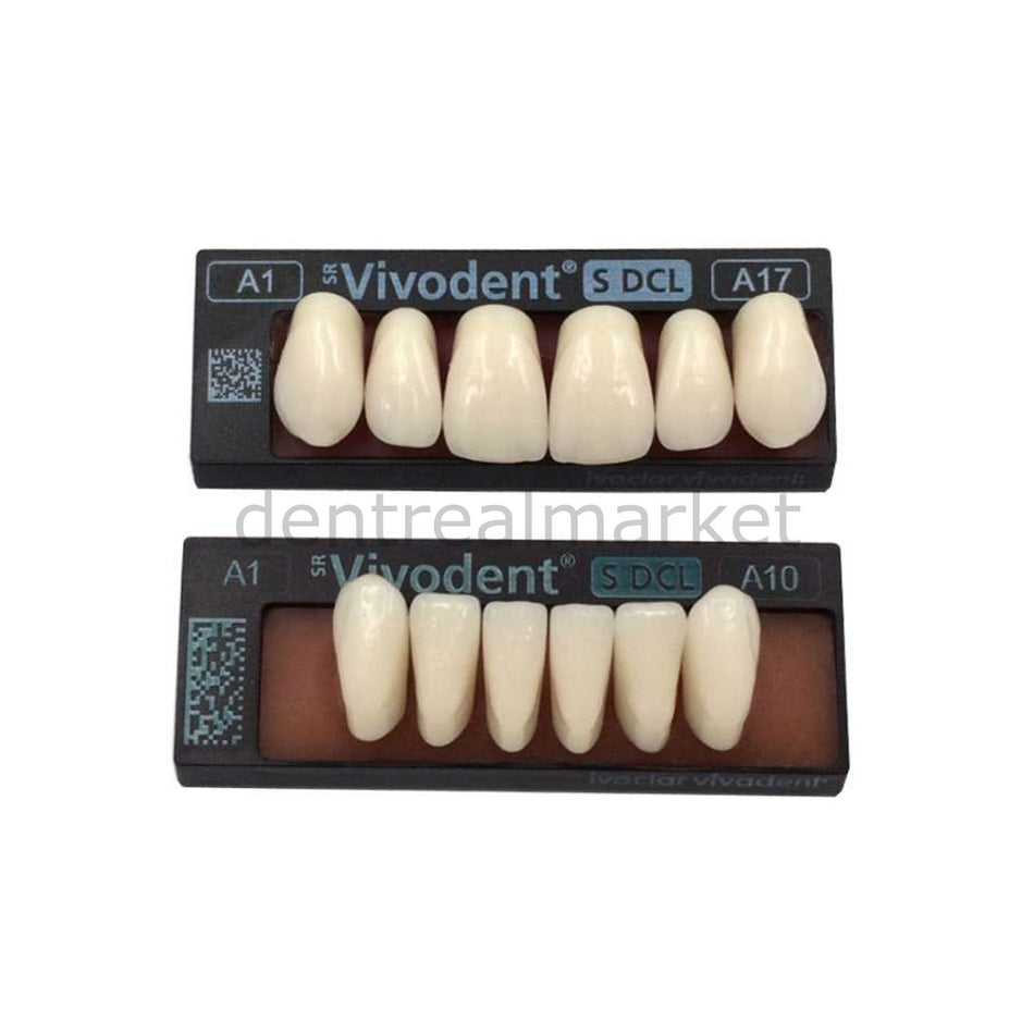 Ivoclar Vivadent SR Vivodent S DCL Lower Anterior Teeth Set of 6