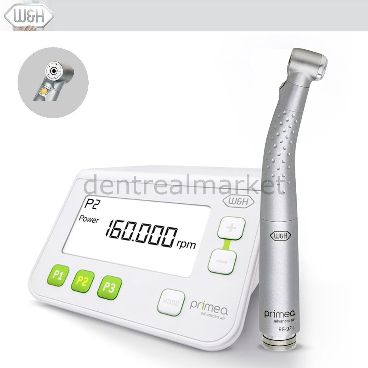 W&H Dental Primea Advanced Air Set RG-97 L & RQ 24 Coupling
