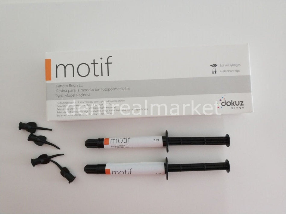 Hesyra Motif Light-Cure Pattern Resin Syringe 10 x 2 g