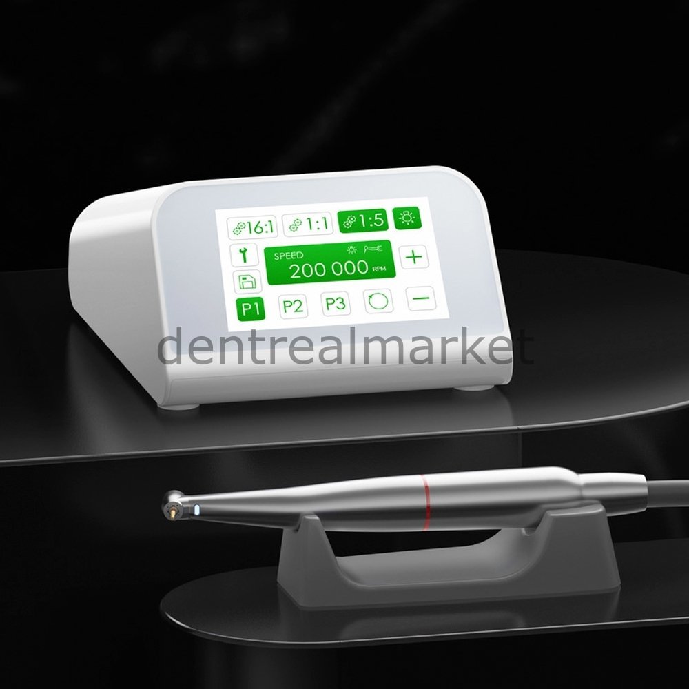 Huaer Portable Mobile Dental Unit with Electric Motor and Red-Band Contra-angle