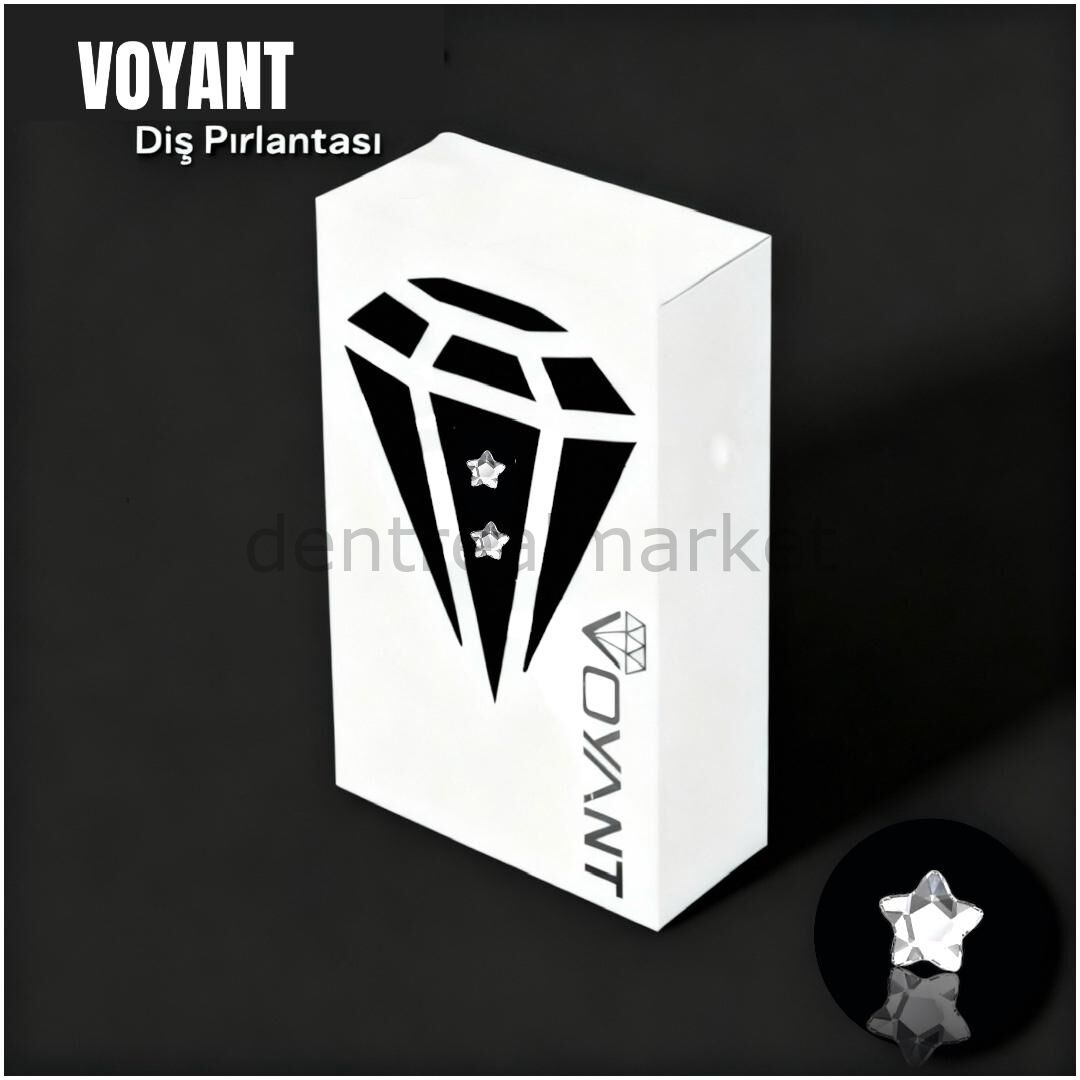 Voyant Voyant Natural Crystal Tooth Gem - Star Crystal