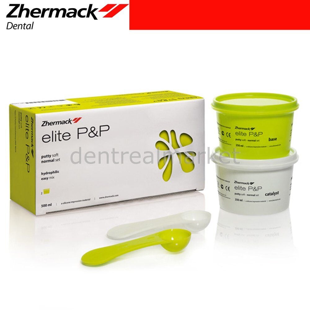 Zhermack Elite P&P Putty A Silicone First Impression - 2x250 ml Fast