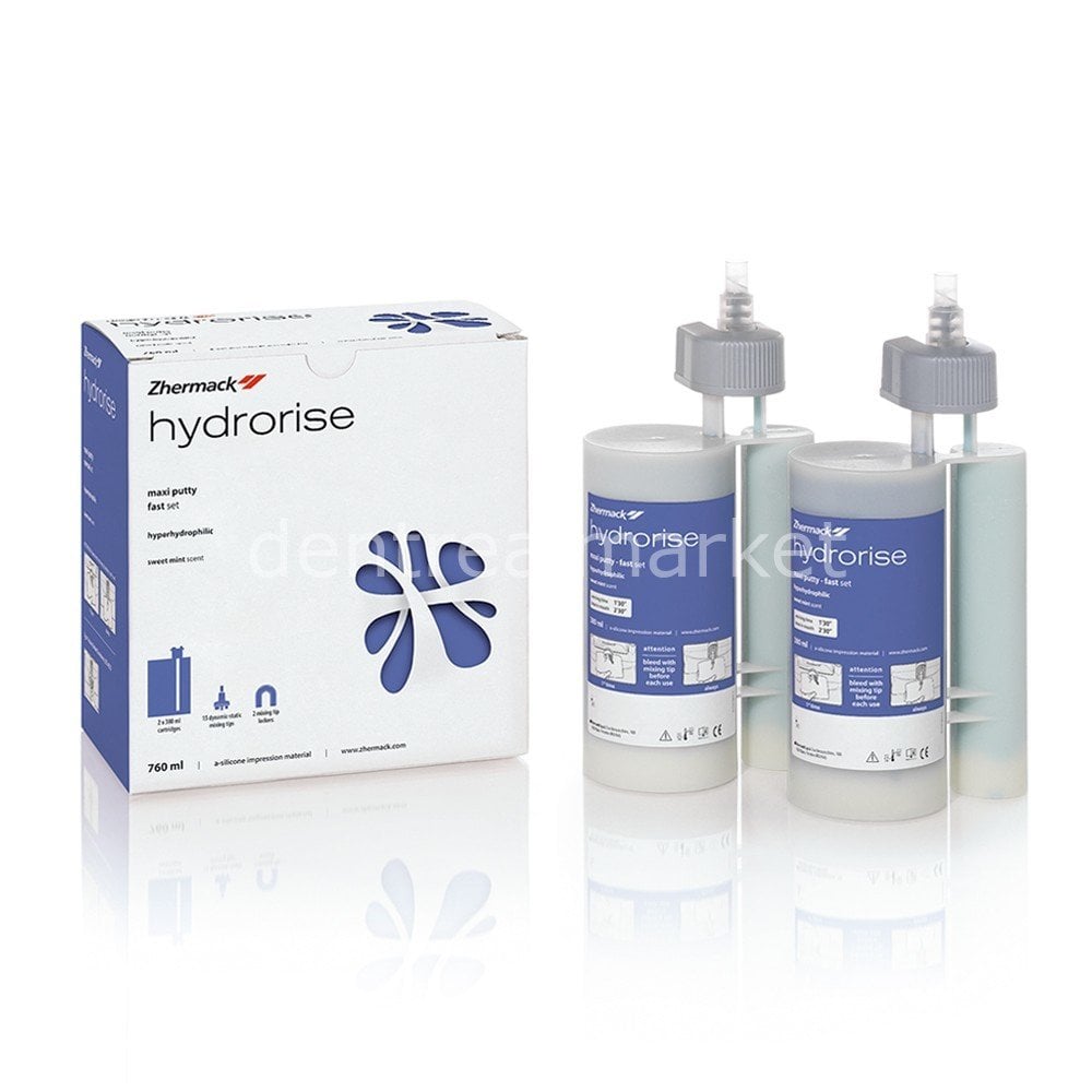 Zhermack Hydrorise Maxi Putty Fast Set — 6 x 380 ml