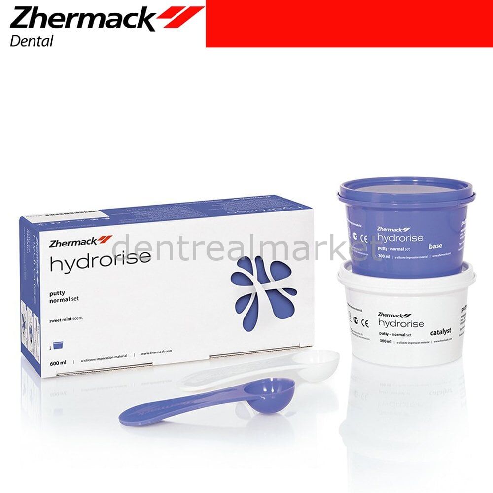 Zhermack Hydrorise Putty Fast Hand-Mix - A-Silicone Impression Fast
