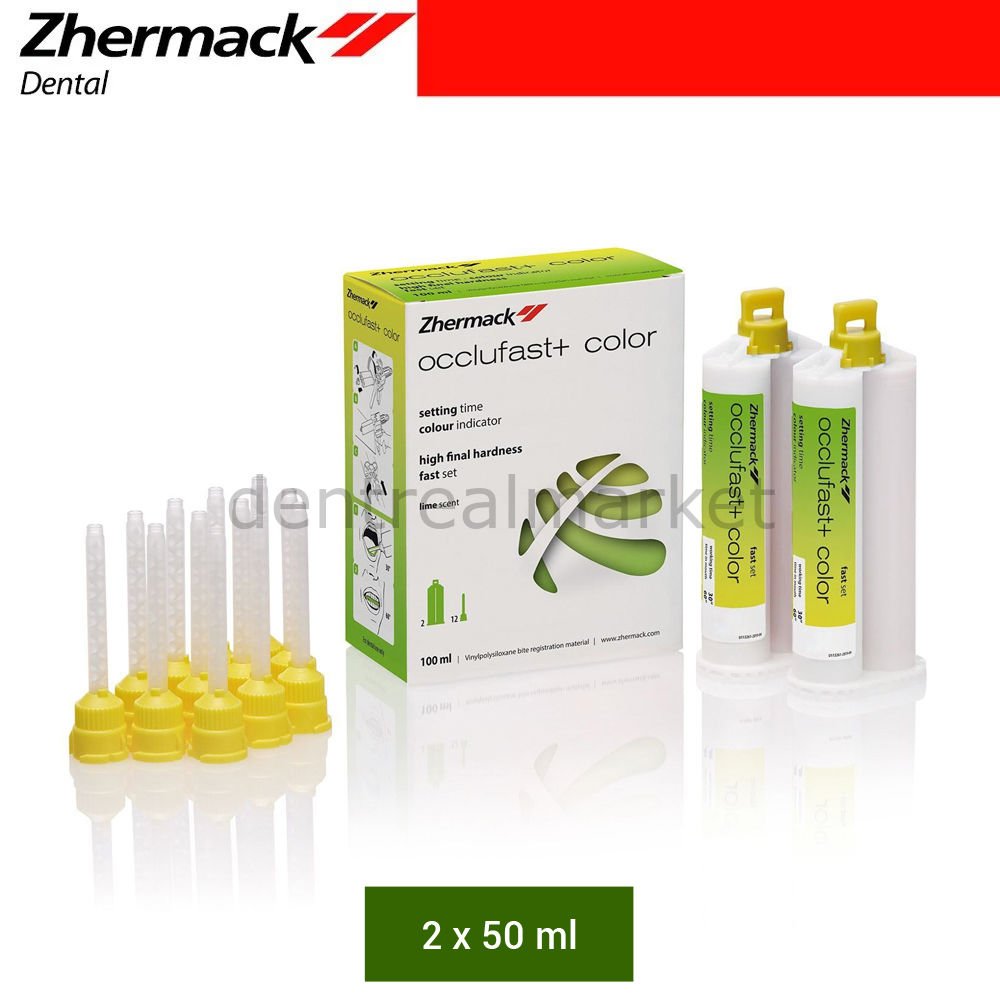 Zhermack Occlufast+ Color Bite Registration - 2x50 ml