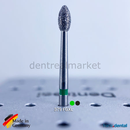 DentrealStore - Frank Dental Dental Natural Diamond Bur - 379 FGXL - Pins - 5 Pcs