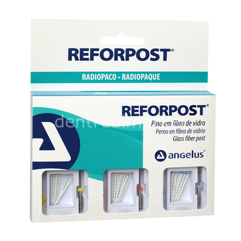 DentrealStore - Angelus Reforpost Parallel Glass Fiber Post Kit 30 post+ 3 drill